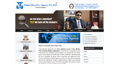Desktop Screenshot of indiandetectiveagency.com